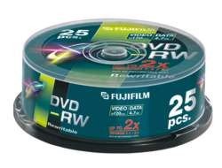 FUJI DVD-RW 2X PACK OF 25
