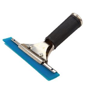 Raclette de pose avec lame bleu ciel