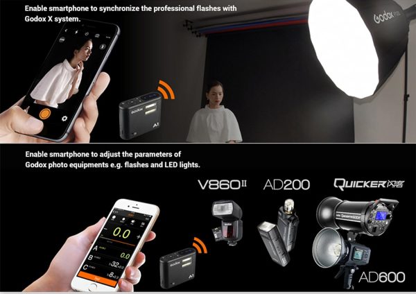 812pdwBJZlL._SL1500_ Déclencheur et flash pour smartphone Godox A1