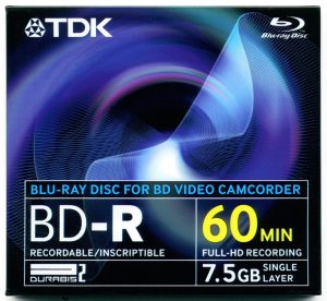 TDK BD-R 7.5 GB Recordable Blu-Ray (BD-R) (BD-RE)