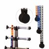 Support de Fond Mural avec Enrouleurs et chaînes pour 3 fonds