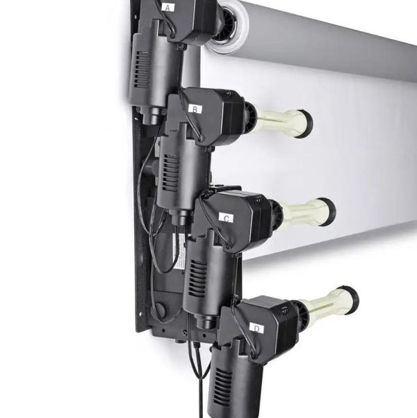 Support de Fond Mural 4 Rails – Système Professionnel pour Fonds Photo | Photomart Tunisie