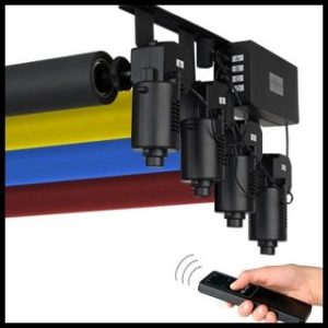 Support de Fond Mural 4 Rails – Système Professionnel pour Fonds Photo | Photomart Tunisie