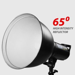Réflecteur iLux 26 cm Bowens Réflecteur iLux Haute Intensité 26 cm 65° avec monture Bowens pour studio photo
